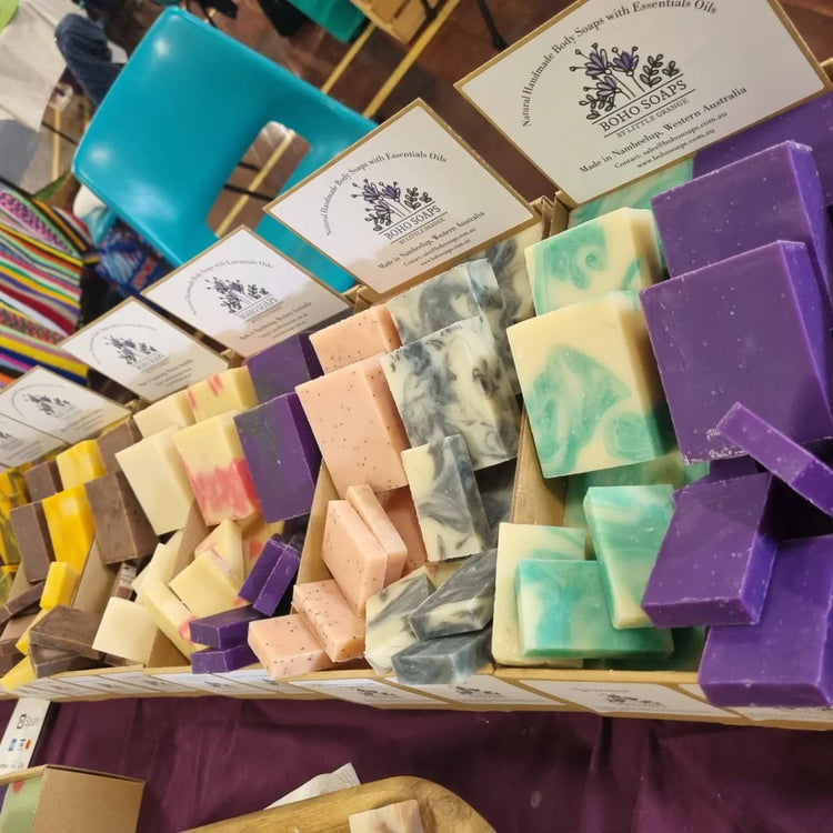 Handmade Natural Vegetable Oil Soaps.